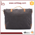 China Fábrica Atacado Grande Capacidade Bolsas De Lona De Couro Messenger Bags